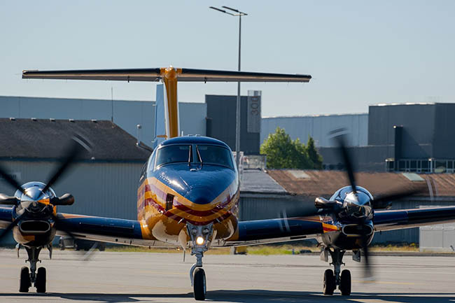 Liard Air King Air 300 charter aircraft based near Vancouver