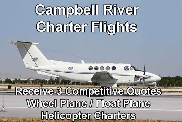 Charter flights to Campbell River (YBL) — compare up to 3 competitive quotes