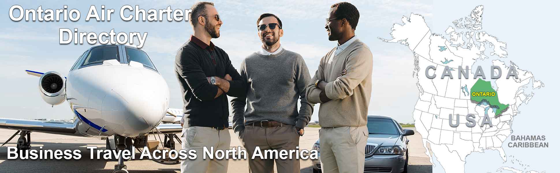 Charter flights across Southern Ontario