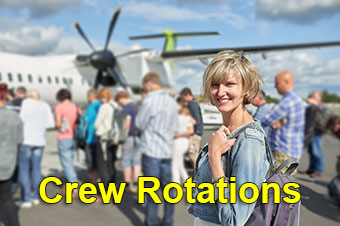 Crew Rotation Charter Flights