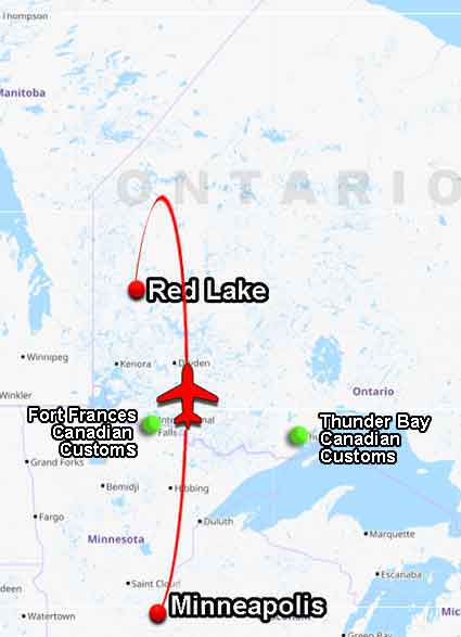 Minneapolis charter flights to Red Lake